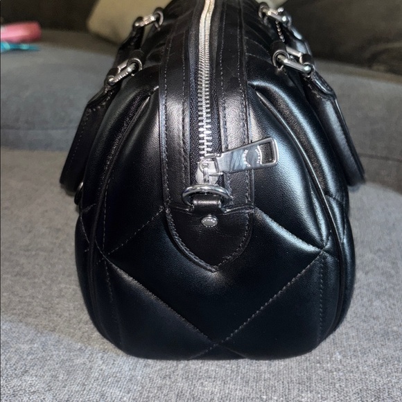 Coach Rowan Black Quilted Bag - Picture 4 of 12